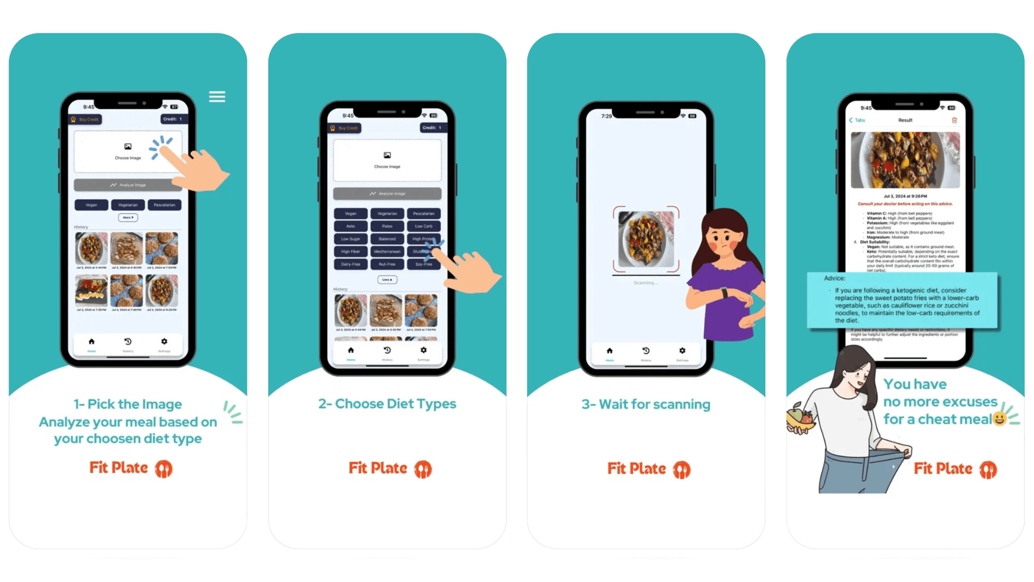 Diet Plate Analysis App