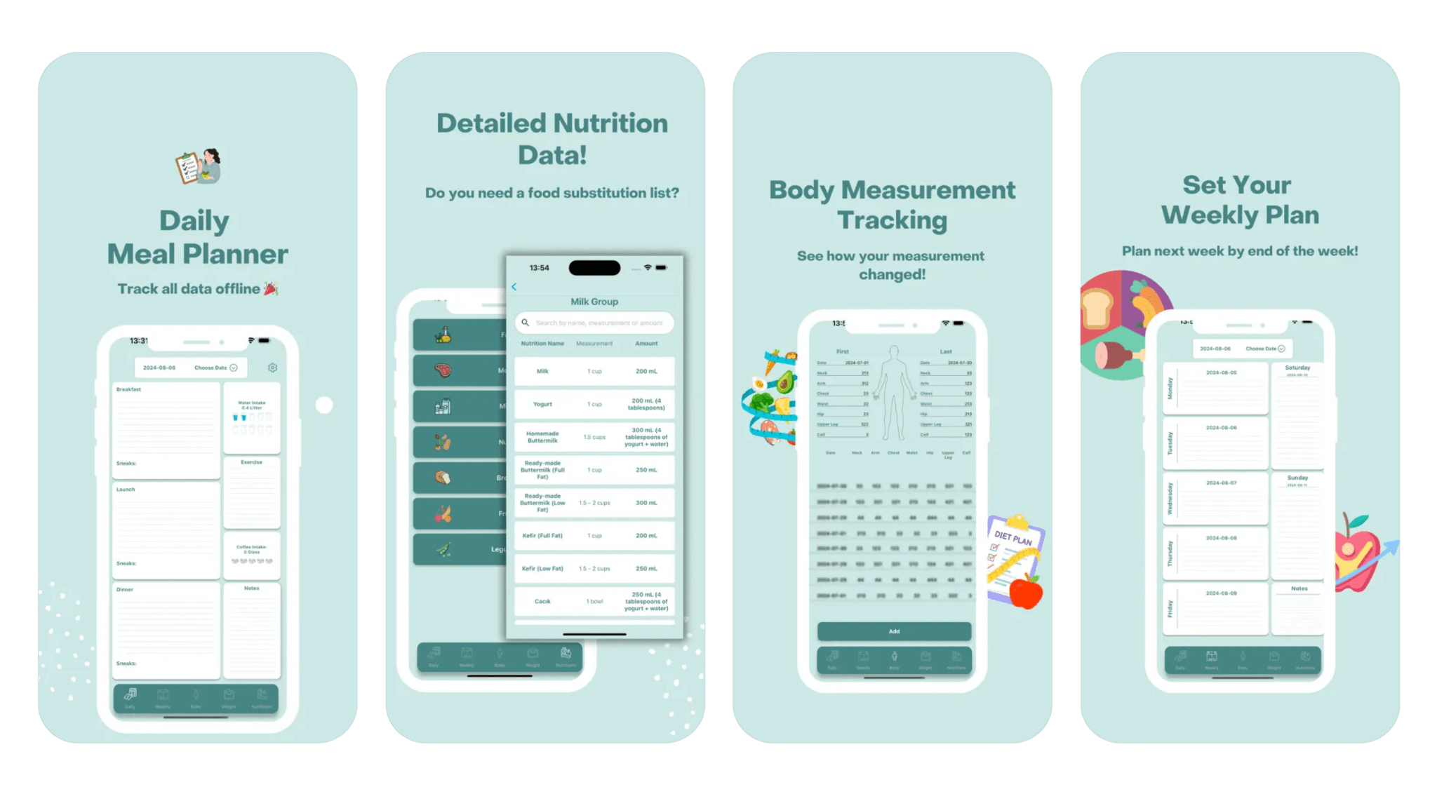 Meal Planner App - Screen 1